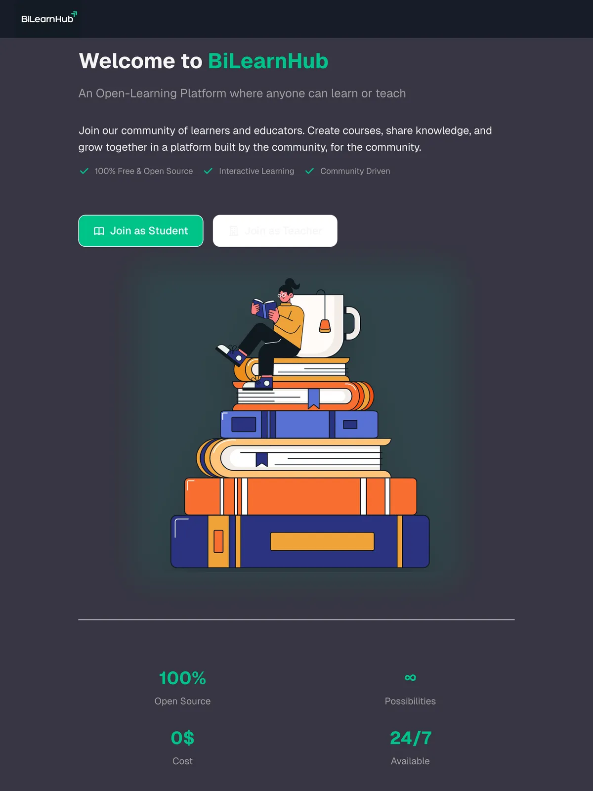 BiLearnHub website