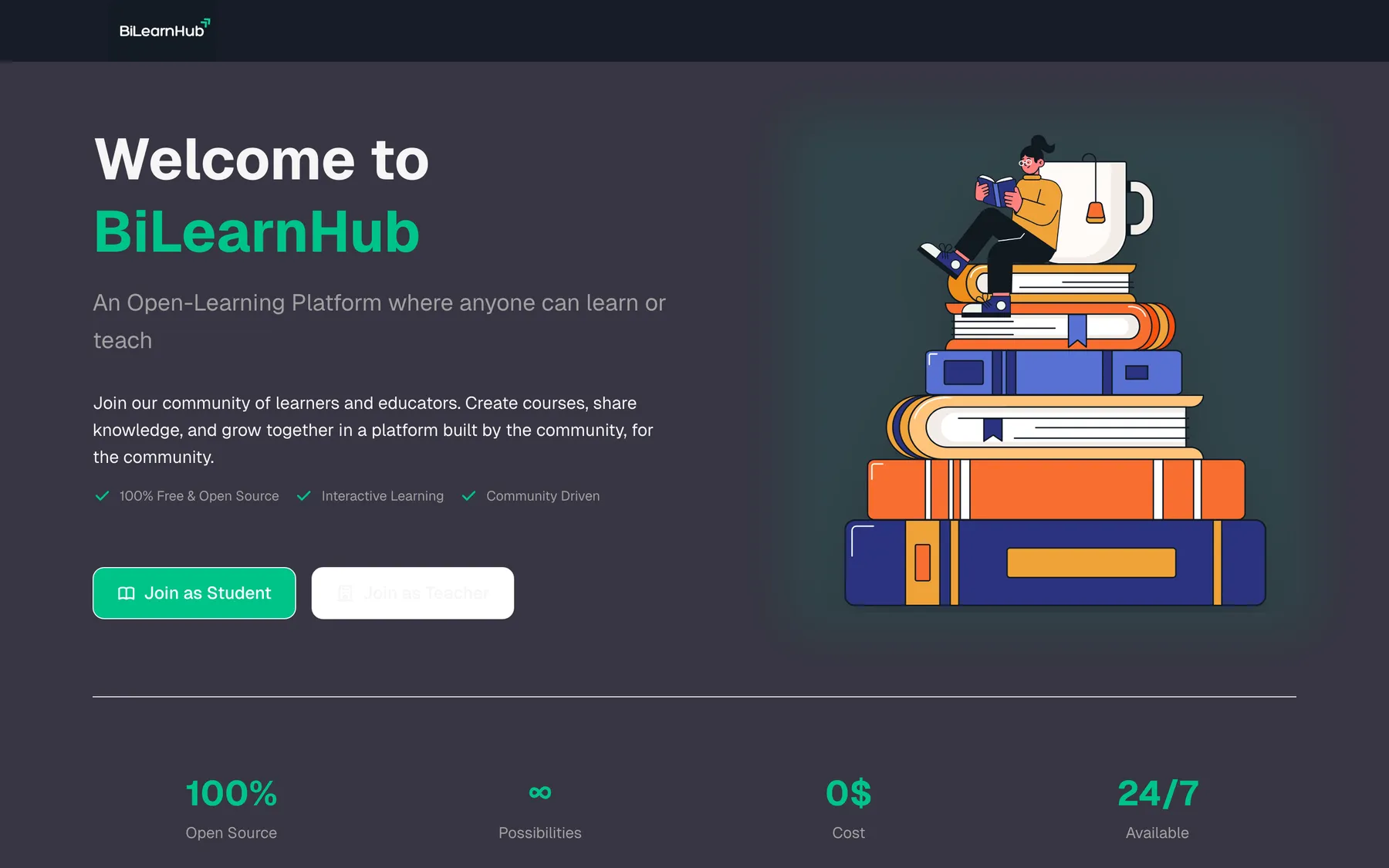 BiLearnHub website
